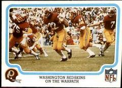 Washington Redskins [On the Warpath] Football Cards 1979 Fleer Team Action Prices