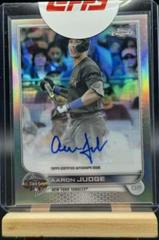 Aaron Judge #ASGA-AJ Baseball Cards 2022 Topps Chrome Update All Star Game Autographs Prices