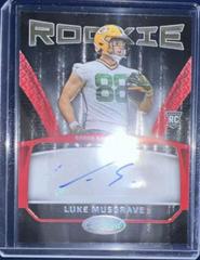 Luke Musgrave [Red Etch] #RS-8 Football Cards 2023 Panini Certified Rookie Signatures Prices