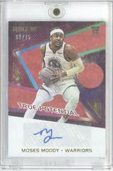 Moses Moody [Red] Basketball Cards 2021 Panini Recon True Potential Signatures Prices