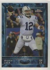 Andrew Luck [Diamond Refractor] #6 Football Cards 2015 Topps Chrome Prices