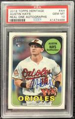 Austin Hays Baseball Cards 2018 Topps Heritage Real One Autographs Prices