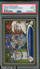 Albert Pujols, Matt Kemp, Prince Fielder [Gold] #77 Baseball Cards 2012 Topps Mini Prices