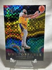 Anthony Davis [Gold Prizm] #4 Basketball Cards 2021 Panini Select Unstoppable Prices