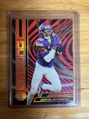 Justin Jefferson [Red] #11 Football Cards 2023 Panini Illusions Amazing Prices