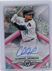Gabriel Moreno [Speckle] Baseball Cards 2023 Bowman Sterling Rookie Autographs Prices