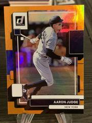Aaron Judge [Holo Orange] #173 Baseball Cards 2022 Panini Donruss Prices
