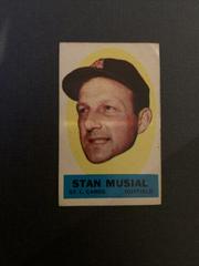 Stan Musial [Blank Back] Baseball Cards 1963 Topps Peel Offs Prices