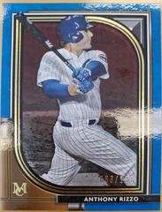 Anthony Rizzo [Blue] Baseball Cards 2021 Topps Museum Collection Prices