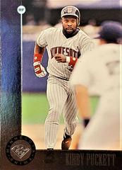 Kirby Puckett [Press Proof Bronze] Baseball Cards 1996 Leaf Prices