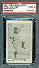 Hugh Jennings Baseball Cards 1921 E121 American Caramel Series of 80 Prices