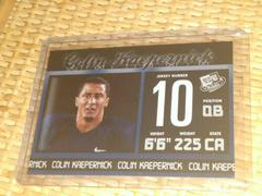 Colin Kaepernick Football Cards 2011 Press Pass Prices