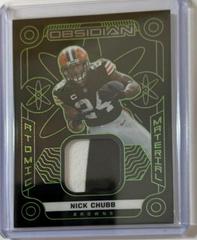 Nick Chubb #AM-NCH Football Cards 2022 Panini Obsidian Atomic Material Prices