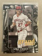 Mike Trout [Black] Baseball Cards 2024 Topps Grand Gamers Prices