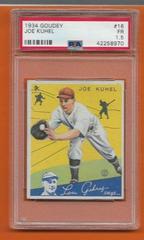 Joe Kuhel #16 Baseball Cards 1934 Goudey Prices
