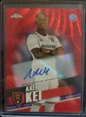 Axel Kei [Autograph Red Wave] #72 Soccer Cards 2022 Topps Chrome MLS Prices