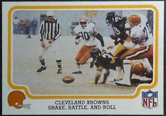 Cleveland Browns [Shake, Rattle, and Roll] Football Cards 1979 Fleer Team Action Prices