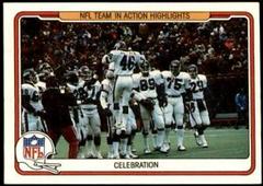 NFL Team Highlights [Celebration] #82 Football Cards 1982 Fleer Team Action Prices