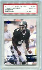 Plaxico Burress [Brilliant] #108 Football Cards 2000 Collector's Edge Graded Prices