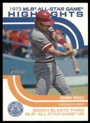 Johnny Bench Baseball Cards 2022 Topps Heritage 1973 MLB All Star Game Highlights Prices