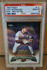 Alex Rodriguez [Non Protected] #157 Baseball Cards 1998 Finest Prices