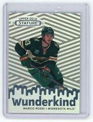 Marco Rossi Hockey Cards 2022 Upper Deck Stature Wunderkind Prices