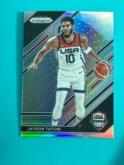 Jayson Tatum [Silver] #1 Basketball Cards 2022 Panini Prizm USA Prices