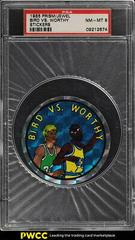 Bird vs. Worthy Basketball Cards 1985 Prism Jewel Stickers Prices
