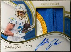 Austin Ekeler #34 Football Cards 2023 Panini Immaculate Premium Patch Autograph Prices
