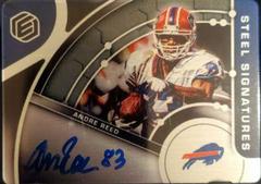 Andre Reed [Silver] #SS-ANR Football Cards 2022 Panini Elements Steel Signatures Prices