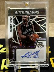 Karl Malone #AM-KML Basketball Cards 2021 Panini Mosaic Autographs Prices