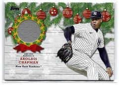 Aroldis Chapman Baseball Cards 2022 Topps Holiday Relics Prices