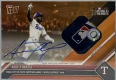 Adolis Garcia [Autograph Orange] #170E Baseball Cards 2023 Topps Now Prices