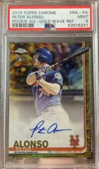 Peter Alonso [Gold Wave Refractor] #RA-PA Baseball Cards 2019 Topps Chrome Rookie Autographs Prices