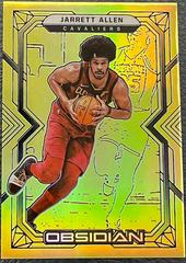 Jarrett Allen [Yellow Flood] #100 Basketball Cards 2021 Panini Obsidian Prices