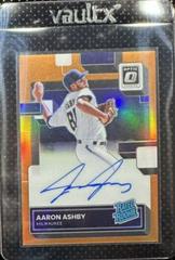 Aaron Ashby [Orange] Baseball Cards 2022 Panini Donruss Optic Rated Rookie Signatures Prices