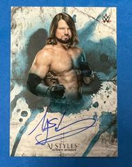 AJ Styles [Blue] #UA-AJ Wrestling Cards 2018 Topps WWE Undisputed Autographs Prices