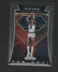 Julius Erving #10 Basketball Cards 2019 Panini Prizm Far Out Prices
