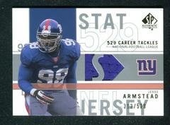 Jesse Armstead [529 Tackles] Football Cards 2001 SP Authentic Stat Jerseys Prices