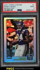 Randy Moss [Refractor] #1 Football Cards 2001 Topps Chrome Prices