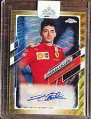 Charles Leclerc [Gold Wave] #CA-CL Racing Cards 2021 Topps Chrome Formula 1 Autographs Prices