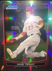 Mike Trout [Refractor] Baseball Cards 2012 Bowman Chrome Prices