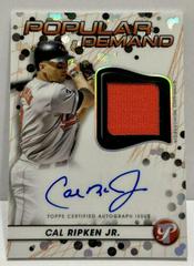 Cal Ripken Jr. Baseball Cards 2023 Topps Pristine Popular Demand Autograph Relic Prices