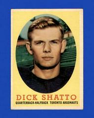 Dick Shatto Football Cards 1958 Topps CFL Prices