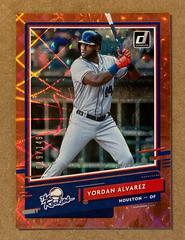Yordan Alvarez [Red] #R-1 Baseball Cards 2020 Panini Donruss the Rookies Prices