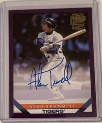 Alan Trammell [Purple] #93FF-AT Baseball Cards 2022 Topps Archives 1993 Fan Favorites Autographs Prices