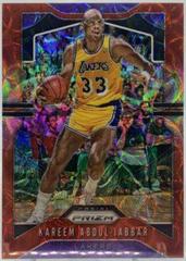Kareem Abdul-Jabbar [Choice Prizm Red] Basketball Cards 2019 Panini Prizm Prices