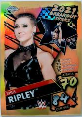 Rhea Ripley [Yellow] Wrestling Cards 2021 Topps Slam Attax Chrome WWE Prices
