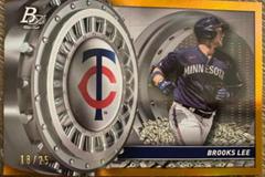 Brooks Lee [Orange] #TV-5 Baseball Cards 2023 Bowman Platinum Treasures in the Vault Prices