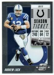 Andrew Luck #55 Football Cards 2018 Panini Contenders Optic Prices